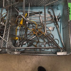 10  Mixed Surgical Instruments Tray