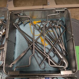 12  Mixed Surgical Instruments Tray